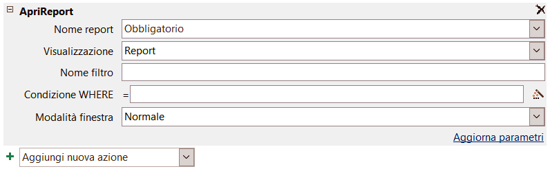 Access. Creare una macro dal Catalogo azioni: report