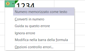 Formattare gli zeri iniziali con l'apostrofo: smart tag