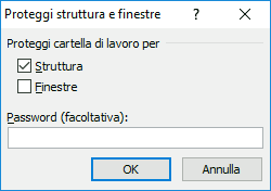 Protezione della cartella di lavoro