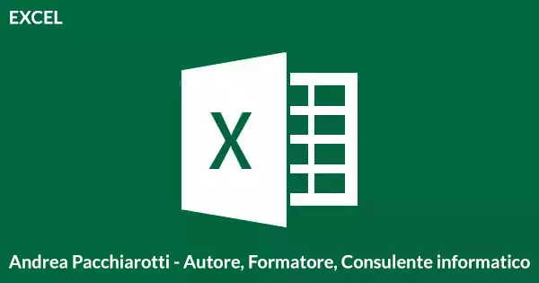 Corsi Microsoft Excel