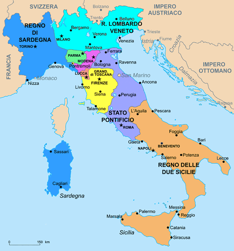 Italia politica Anno 1848