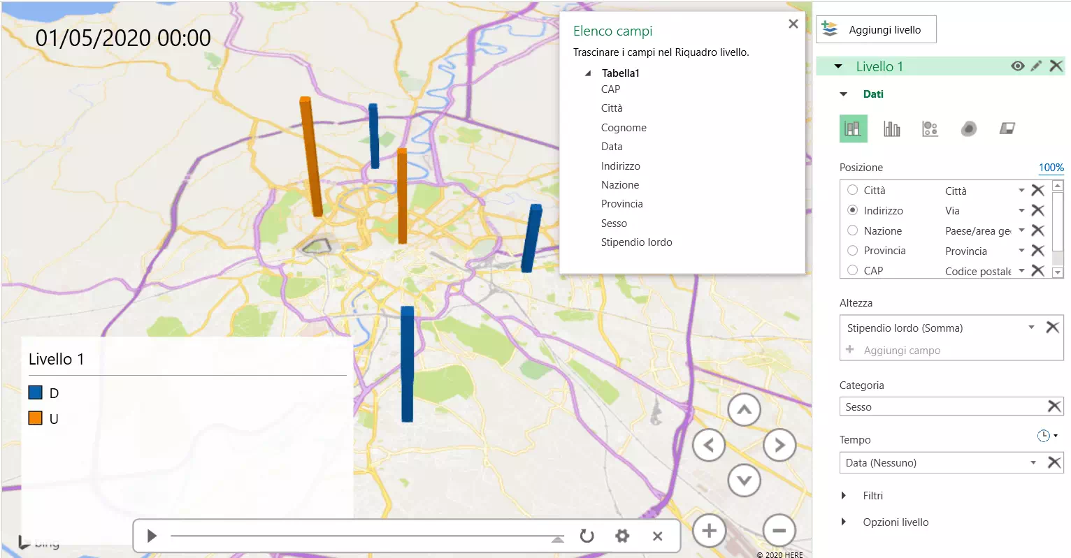 Mappa 3D esempio 2