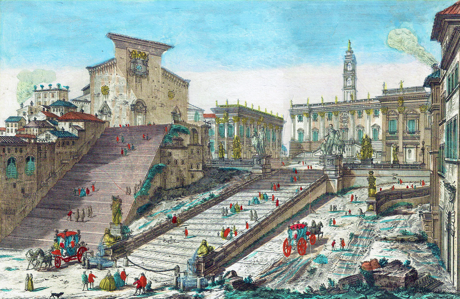 Roma Campidoglio 1760 circa