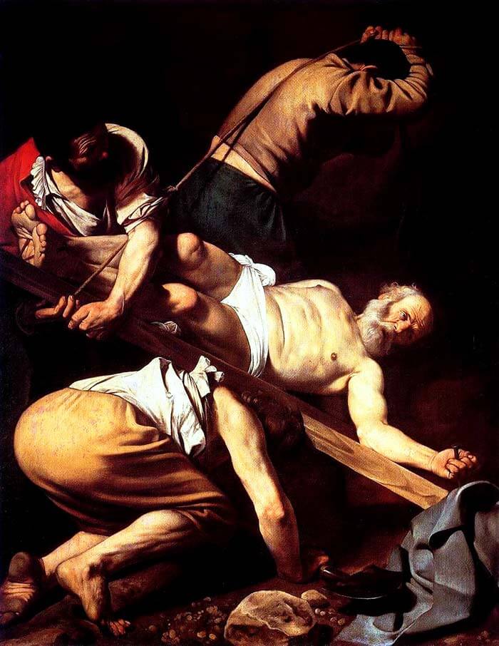 Roma Caravaggio Crocifissione San Pietro