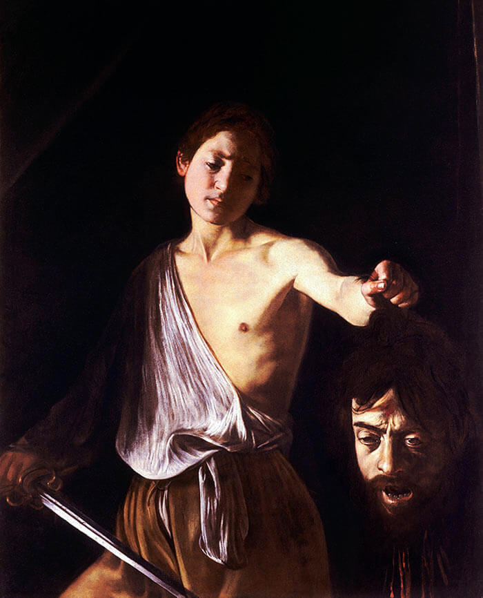 Roma Caravaggio Davide con la testa di Golia