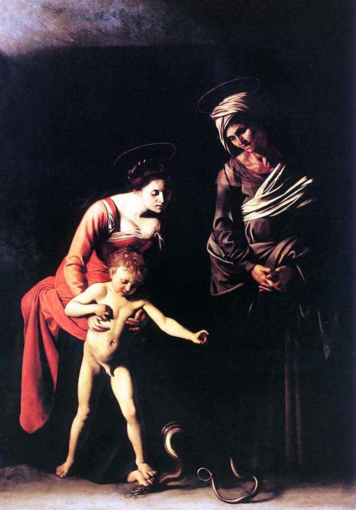 Roma Caravaggio Madonna dei palafrenieri
