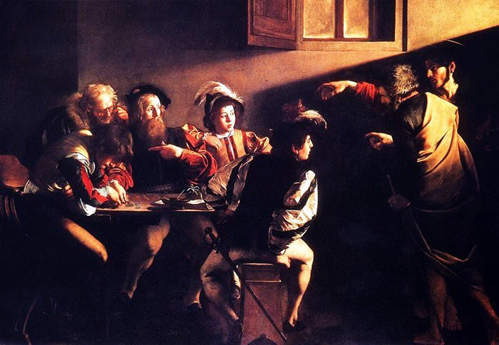 Roma Caravaggio Vocazione di San Matteo