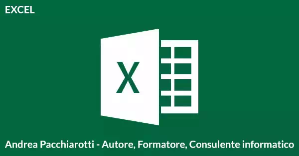Corso Excel Corso Excel